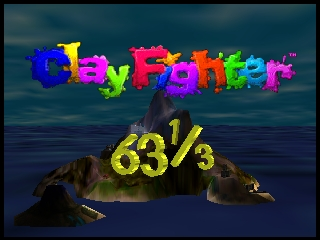 Clay Fighter 63 1-3 (USA) (Beta) Title Screen